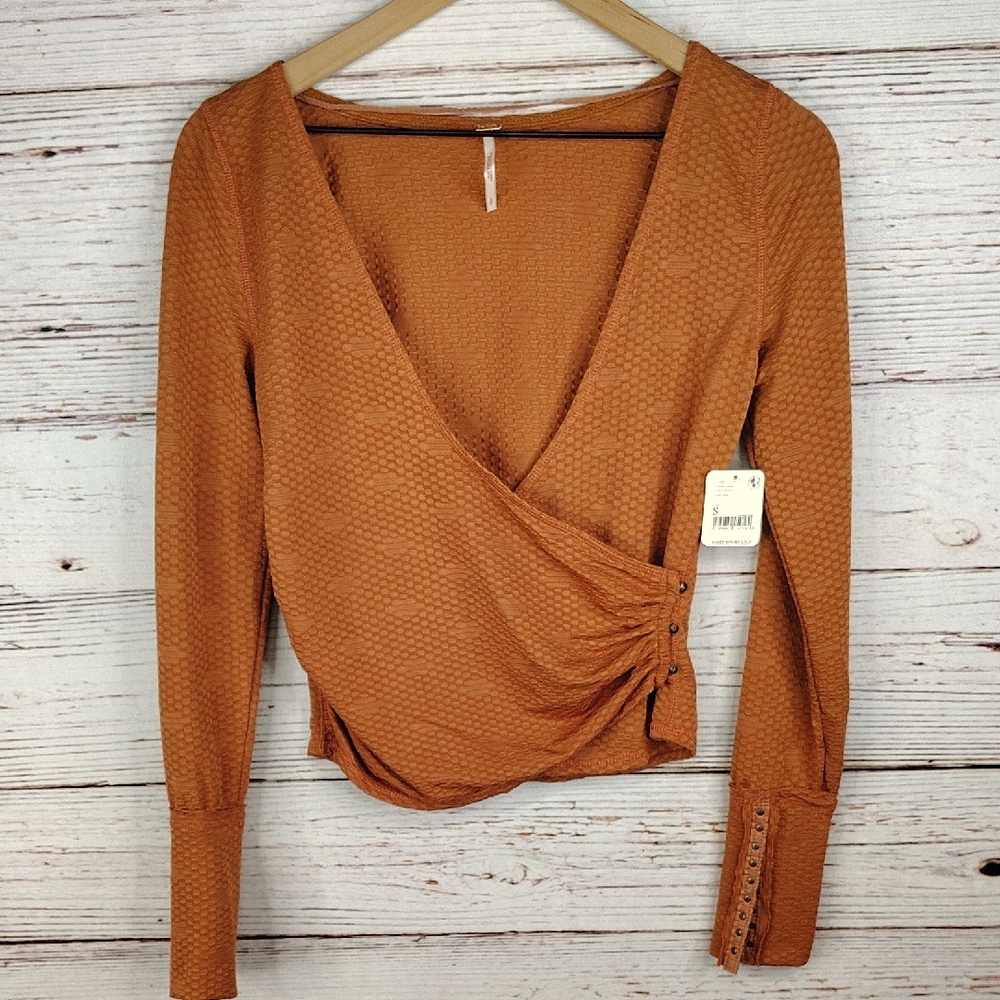 Free People Penny Wrap Top - Picture 10 of 13